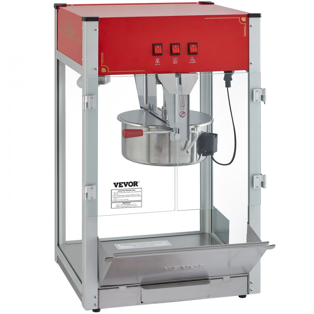 Popcornmachine Popcornmachine Popcornmachine 1440W popcornmachine, 12oz waterkoker voor 80 kopjes per lading, popcornmachine op aanrecht met gehard glas, 3 roestvrijstalen scoops Cinema Popcornmachine Popcornmachine Popcornmachine 1440W popcornmachine, 12oz waterkoker voor 80 kopjes per lading, popcornmachine op aanrecht met gehard glas, 3 roestvrijstalen scoops Cinema
