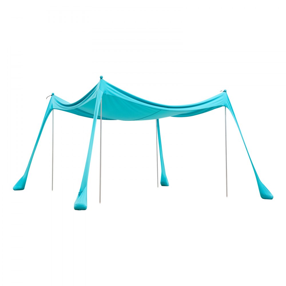 Tente de plage avec protection solaire (UPF 50+) 3 x 3 x 2 m, abri de plage avec sacs de sable, poteaux de support et pelles à sable, auvent portable pour les voyages en famille, le camping, la pêche, vert Tente de plage avec protection solaire (UPF 50+) 3 x 3 x 2 m, abri de plage avec sacs de sable, poteaux de support et pelles à sable, auvent portable pour les voyages en famille, le camping, la pêche, vert
