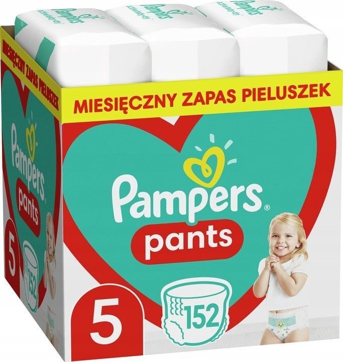 Pampers Pants Windeln Größe 5 12-17 kg 152 Stück.