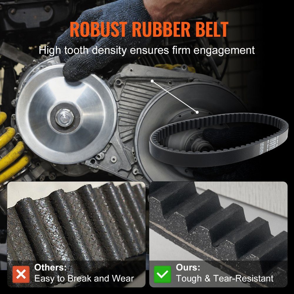 Embrayage d'entraînement Moteur de 2 à 8 CV, embrayage d'entraînement haute résistance de 2 000 tr/min avec roues asymétriques et courroie en caoutchouc robuste, embrayage stable et durable avec accessoires complets