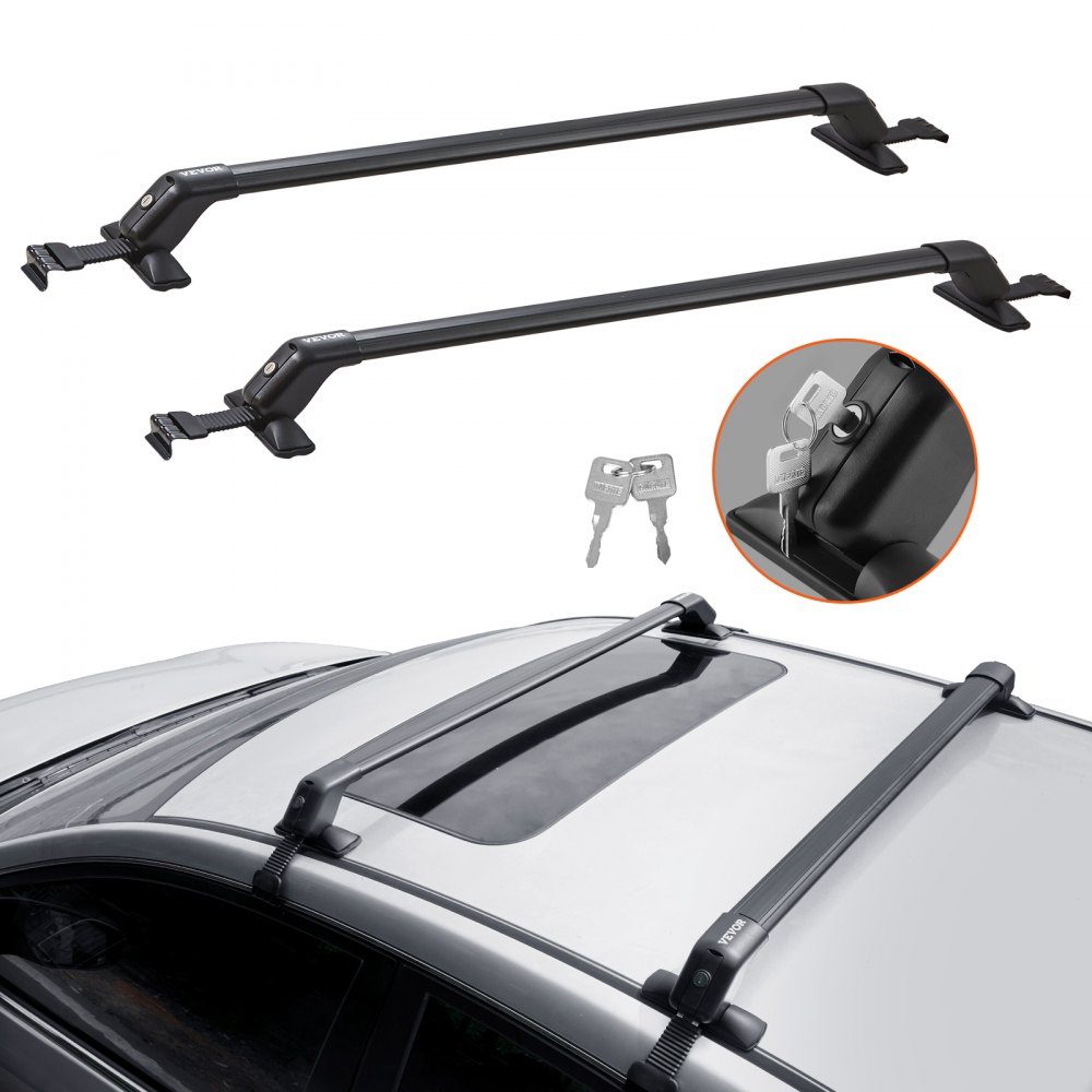 Imperiaal dakdrager auto dwarsbalken 2 stuks. Imperiaal 70,3kg draagvermogen, geschikt voor auto's, afstand dakgoten 105-109cm, afstand dakgoten tot ramen 6cm