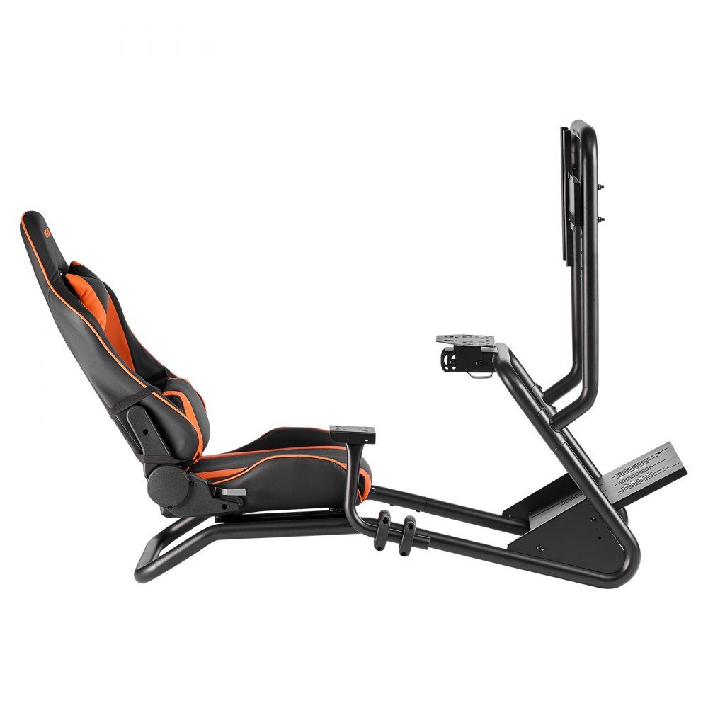 Lenkradständer, Rennradständer, Simulator-Cockpit mit Monitorständer, für Logitech G25, G27, G29, G920, G923, Thrustmaster T300RS, TX F458, T500RS, T3PA-PRO (F1/GT) und CSR-Pedale