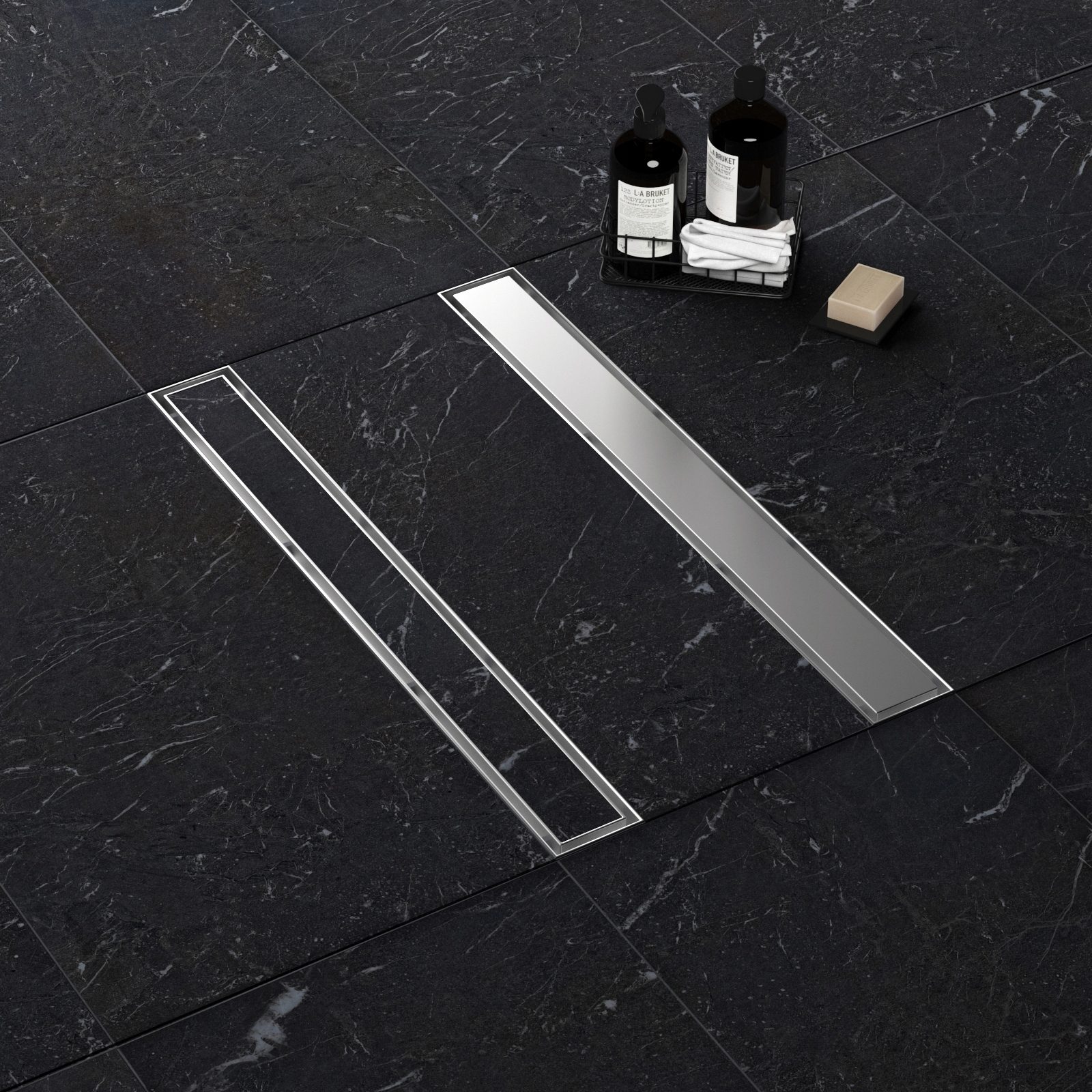 Duschrinne Edelstahl Bodenablauf Ablaufrinne Ablauf Duschrinne Flachrinne 80cm