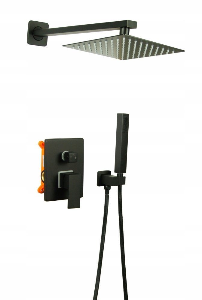 Design rain shower concealed shower set overhead shower with hand shower