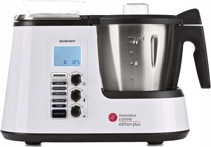 SILVERCREST® SKMK 1100 A1 1000 W Küchenmaschine weiß KÜCHENGERÄTE Monsieur 2,2 L