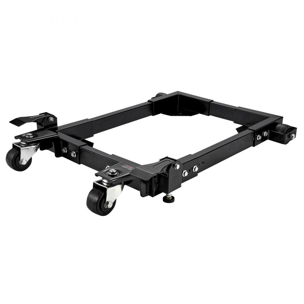 Base mobile, capacité de 1 500 lb, réglable de 18" x 24" à 26,5" x 31,5", base mobile universelle robuste avec roues pivotantes, pour équipement de travail du bois, scies à ruban, outils électriques, machines – Réf. HT-22998