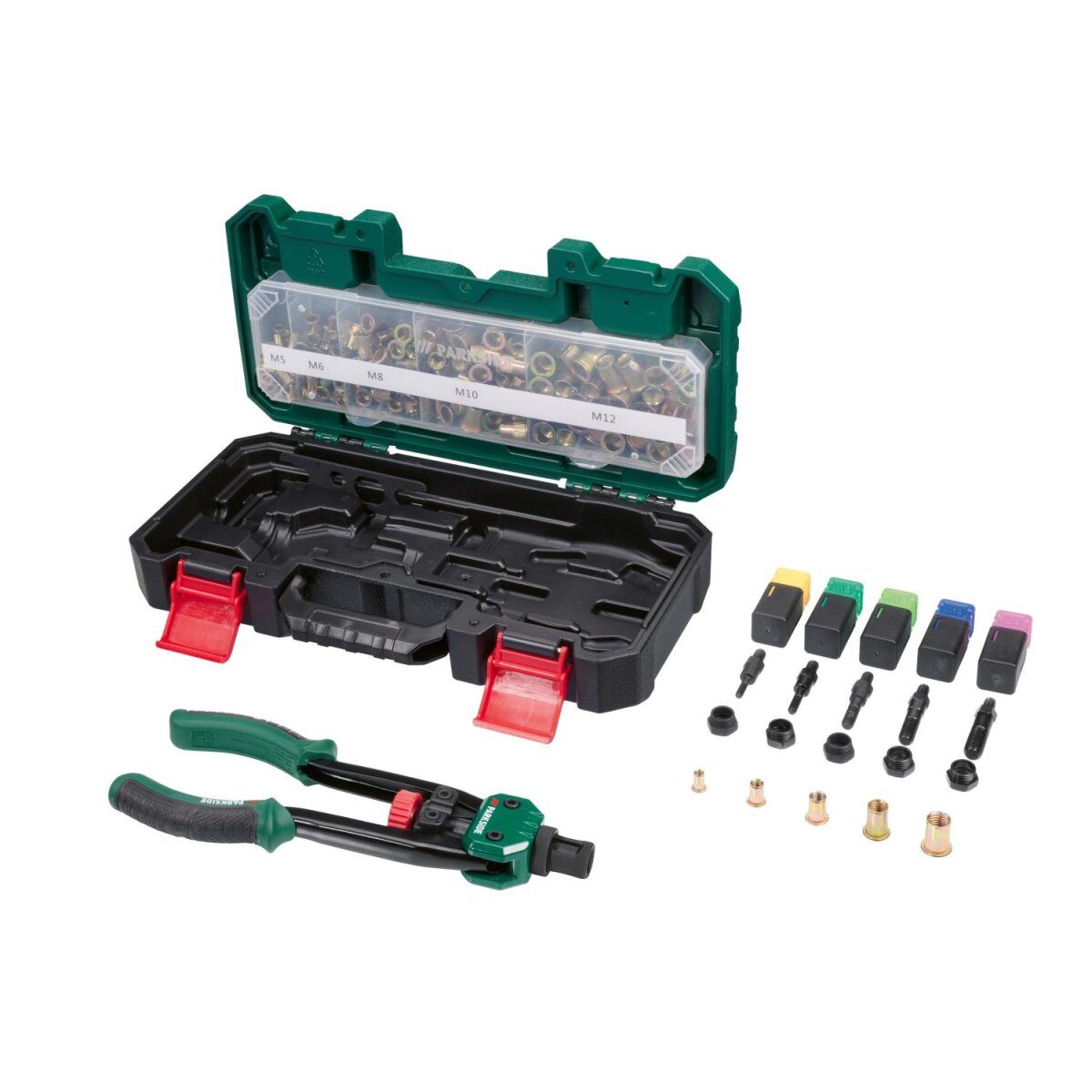 PARKSIDE® 150-piece rivet pliers set, including accessories