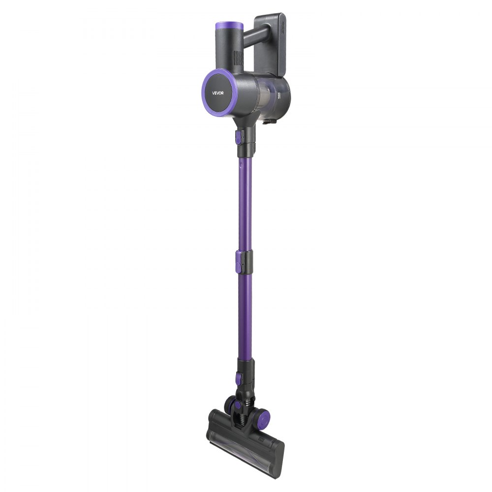 Aspirateur sans fil 25 kPa max. Puissance d'aspiration, aspirateur balai rechargeable avec bac à poussière, aspirateur à main léger avec 35 minutes d'autonomie pour tapis, poils d'animaux, sols durs