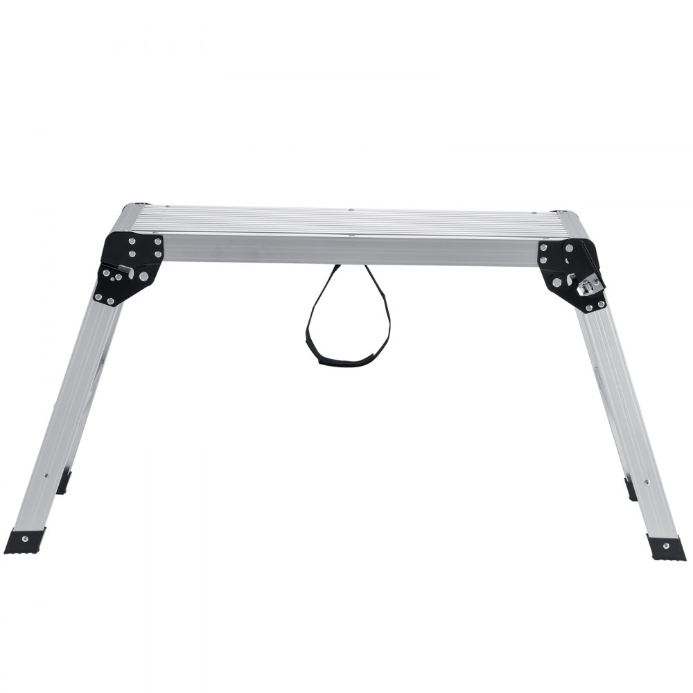 Aluminium-Arbeitsplattform, klappbare Werkbank, 76 x 30 x 50,8 cm, Arbeitsplattform, 150 kg Tragkraft, Stufenbank mit Sicherheitsschlössern, Trittleiter für Heimbüro, Werkstatt und Garage, Silber Aluminium-Arbeitsplattform, klappbare Werkbank, 76 x 30 x 50,8 cm, Arbeitsplattform, 150 kg Tragkraft, Stufenbank mit Sicherheitsschlössern, Trittleiter für Heimbüro, Werkstatt und Garage, Silber