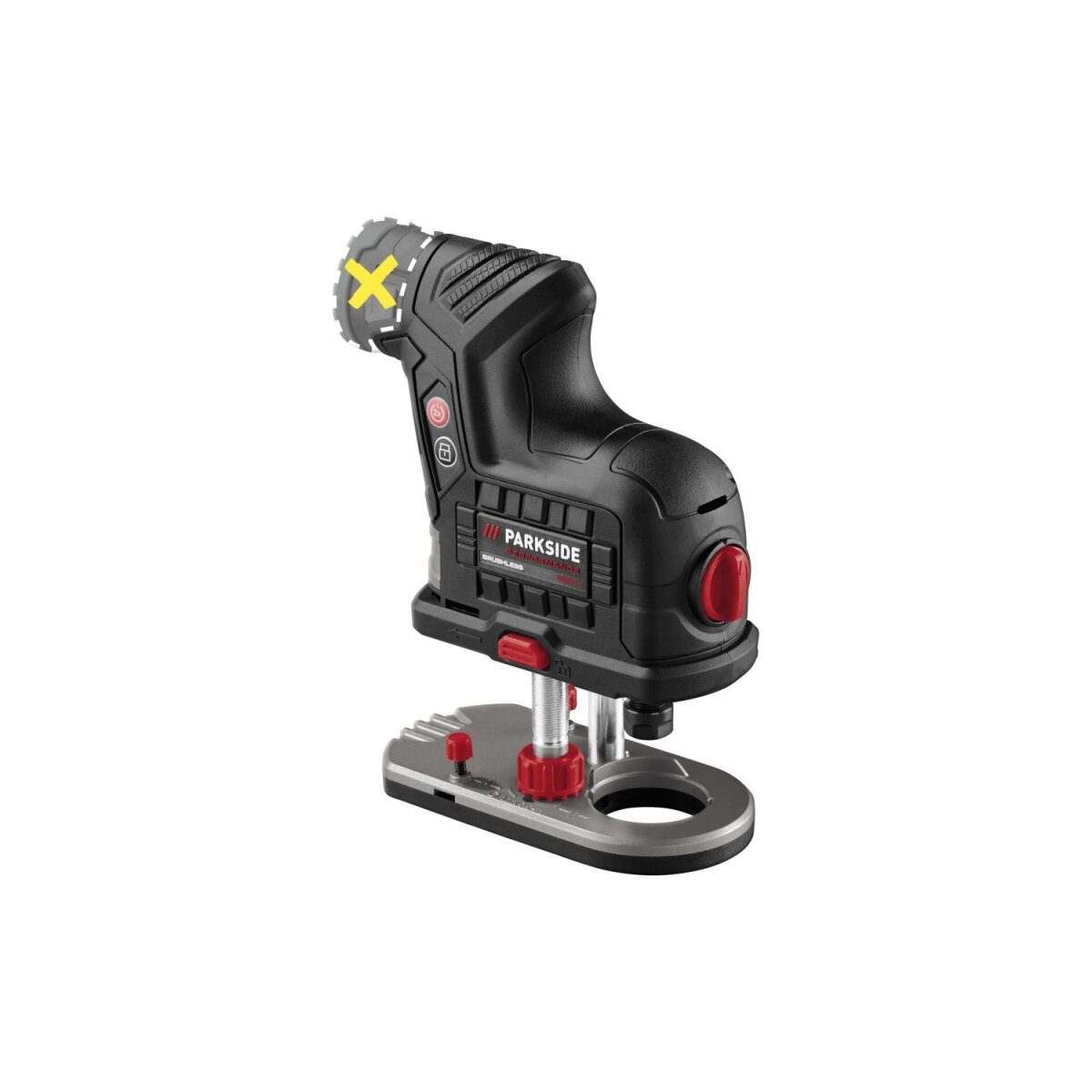 PARKSIDE PERFORMANCE® 12 V Akku-Kantenfräse »PPAKF 12 A1«, ohne Akku und Ladegerät