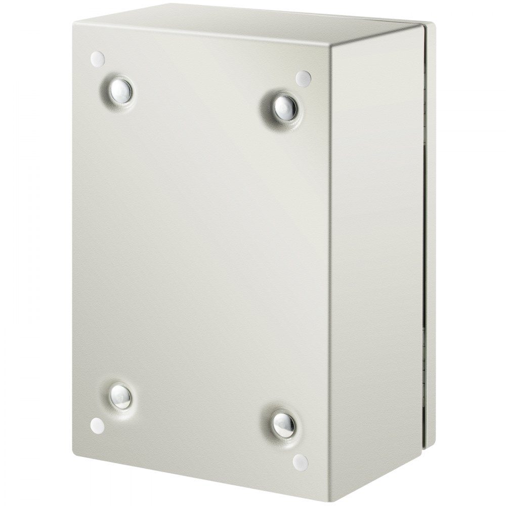 Schaltschrank, NEMA-Industriegehäuse, 30 x 20 x 15 cm, NEMA 4X-Stahl-Verteilerschrank, IP66 wasser- und staubdicht, elektrischer Anschlusskasten für den Außenbereich/Innenbereich mit Montageplatte