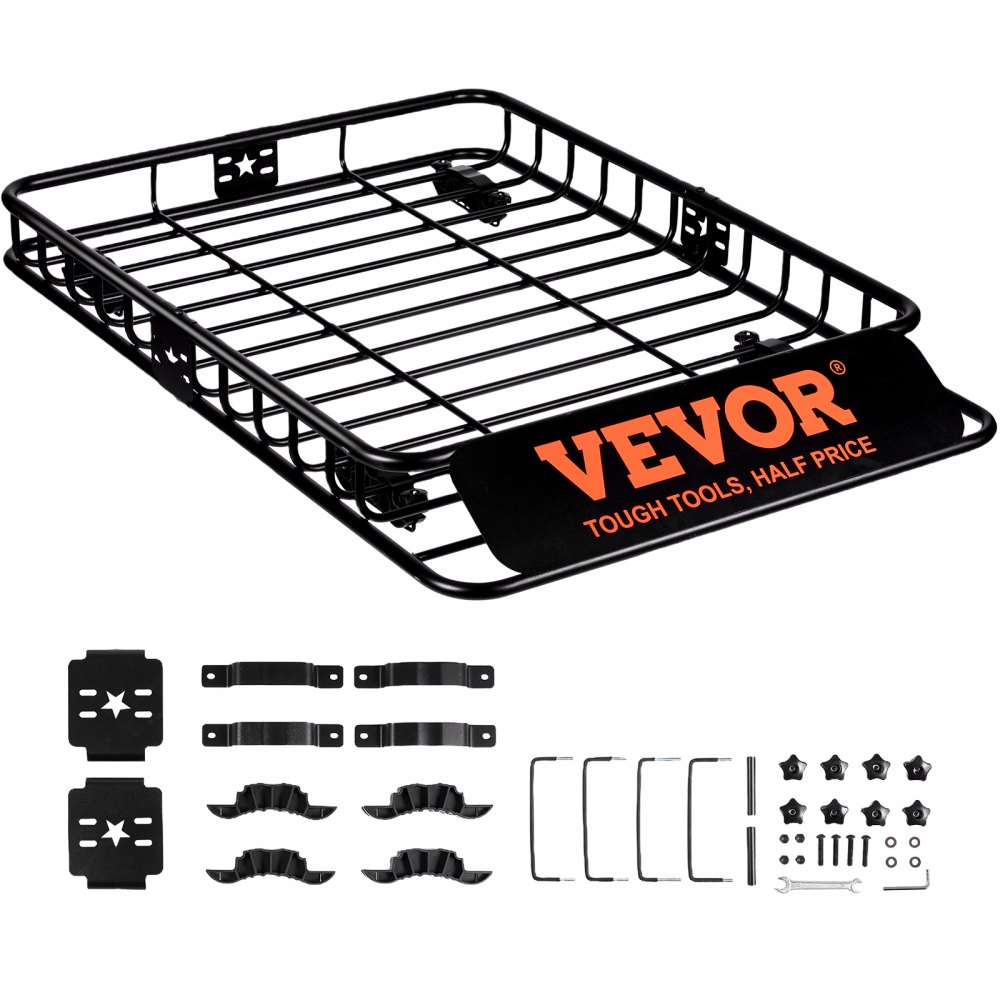 Roof Rack Basket Car Roof Basket Universal 1175 x 915 x 114 mm, Roof Rack Tray 90 kg Load Capacity Railing Rack Cargo Luggage Rack Black for Camping, Barbecue, Car Trips etc Roof Rack Basket Car Roof Basket Universal 1175 x 915 x 114 mm, Roof Rack Tray 90 kg Load Capacity Railing Rack Cargo Luggage Rack Black for Camping, Barbecue, Car Trips etc