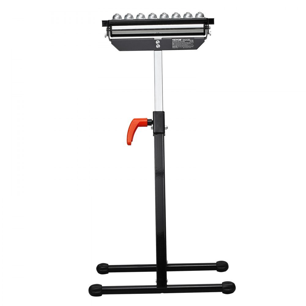 3 in 1 Roll Stand 136kg 68-108cm Height Adjustable Roll Stand with 11.5" Polished Multi-Directional Roll Head for Table Saw Spout Woodworking Extension Support