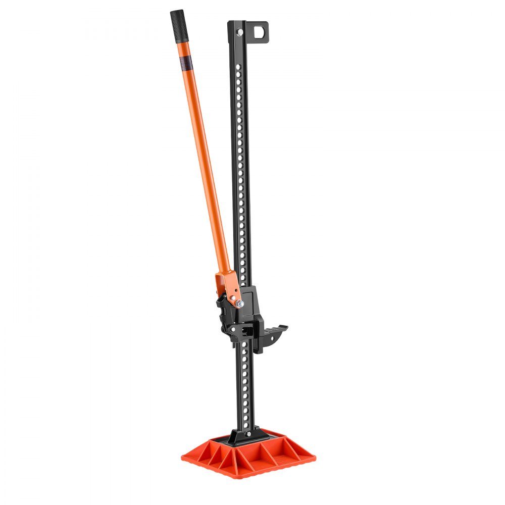 Farm Jack Offroad met basis High Lift Farm Jack (3,18t) Offroad autokrik, bumperkrik, zware lift met hefbereik van 130,1-1380 mm voor tractor, vrachtwagen, SUV
