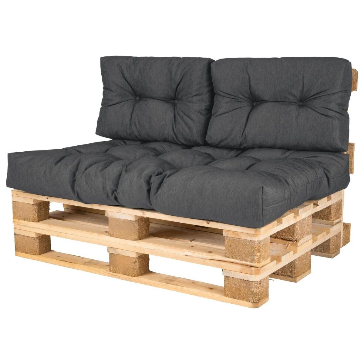 LIVARNO® Euro pallets seat and back cushions, 3 parts