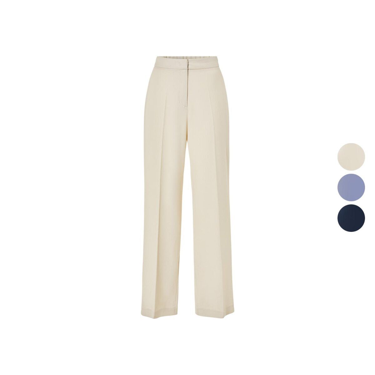 esmara® women's palazzo trousers with pressed creases