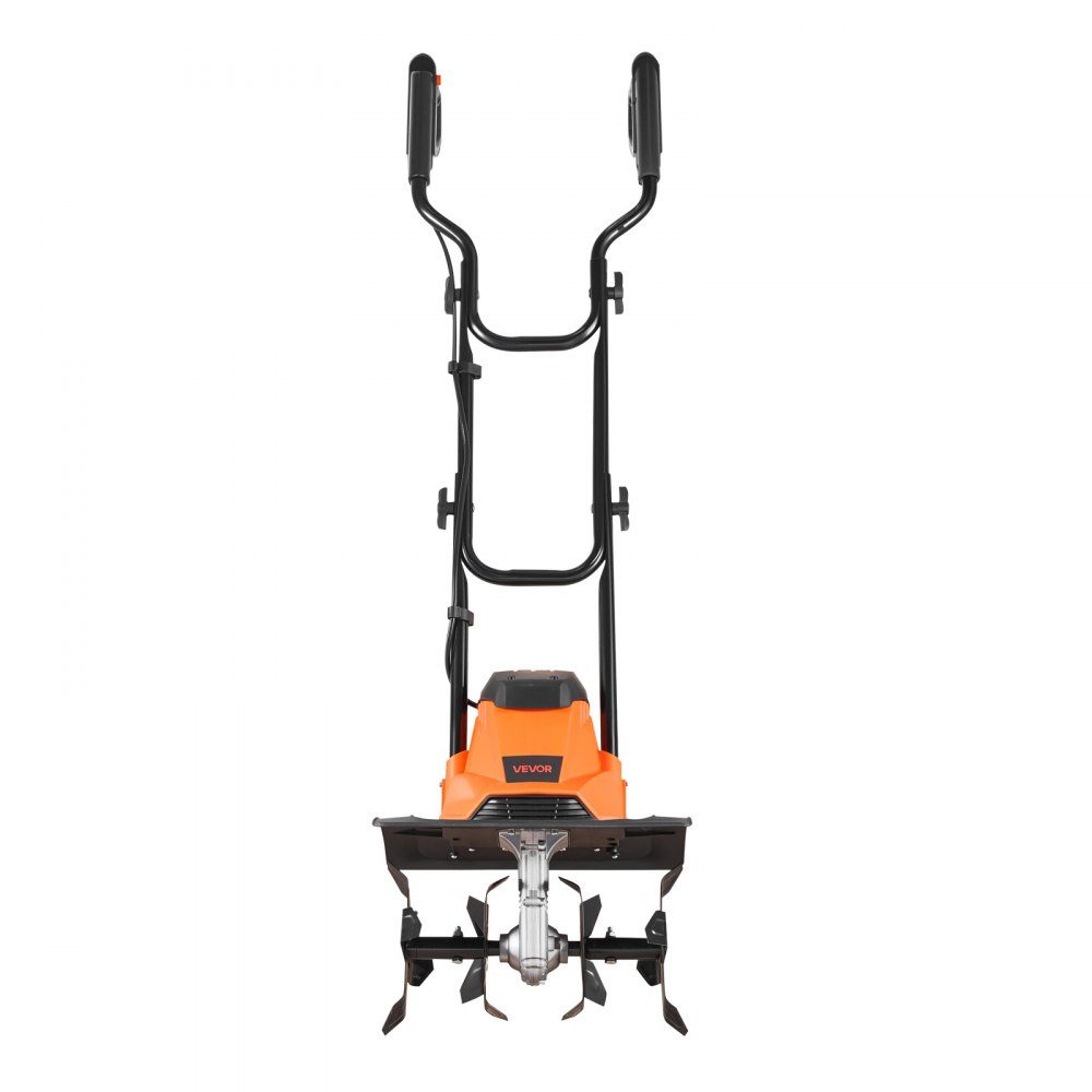 Electric motor hoe 36 cm working width, 22 cm working depth, 1200 W motor hoe, soil shredder, cultivator with steel tines & folding handle, garden tiller for lawn, yard and garden maintenance