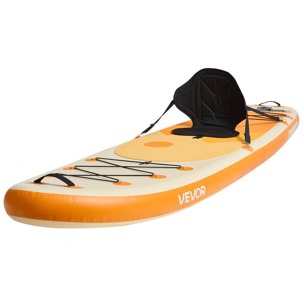Inflatable Stand Up Paddle Board (323 x 83.8 x 15.2 cm) Paddle Board with Seat Complete Set Including Pump, Paddle Fin Backpack, Ankle Leash Strap for Teens and Adults