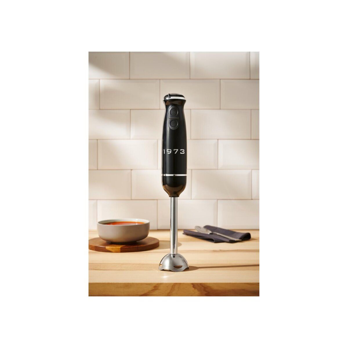 SILVERCREST® hand blender set »Retro 1973 SSMSR 600 A1« (black)