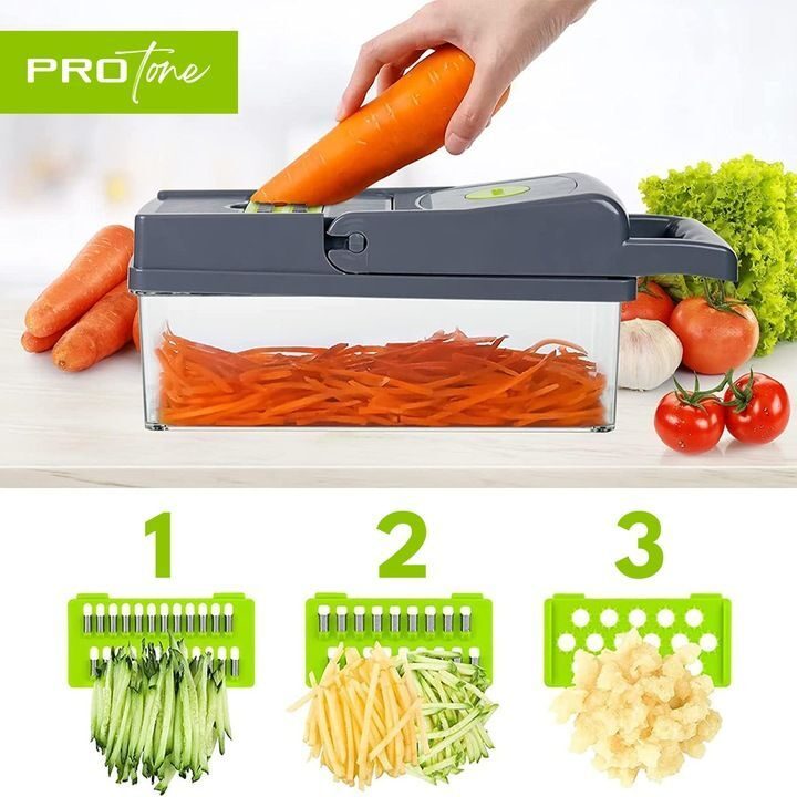 Potato Cutter, French Fries Cutter, Vegetable Cheap Cutter, Chopper, Restaurant Set, 15 in 1