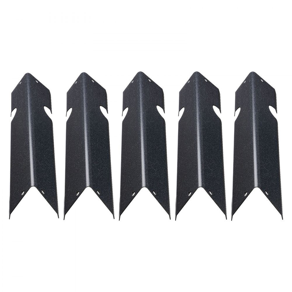 5 Flavorizer Bars diffuseur d'arômes rails d'arôme (porcelaine acier émaillé) pour barbecues Weber Genesis ll 310 315 335 340, E/S 325s, ES/SX 325s, E/S 335, EX/SX/EPX-335, noir