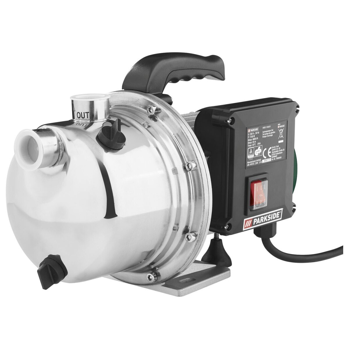 PARKSIDE® Gartenpumpenset »PGPS 1100 B1«, 1100 W PARKSIDE® Gartenpumpenset »PGPS 1100 B1«, 1100 W