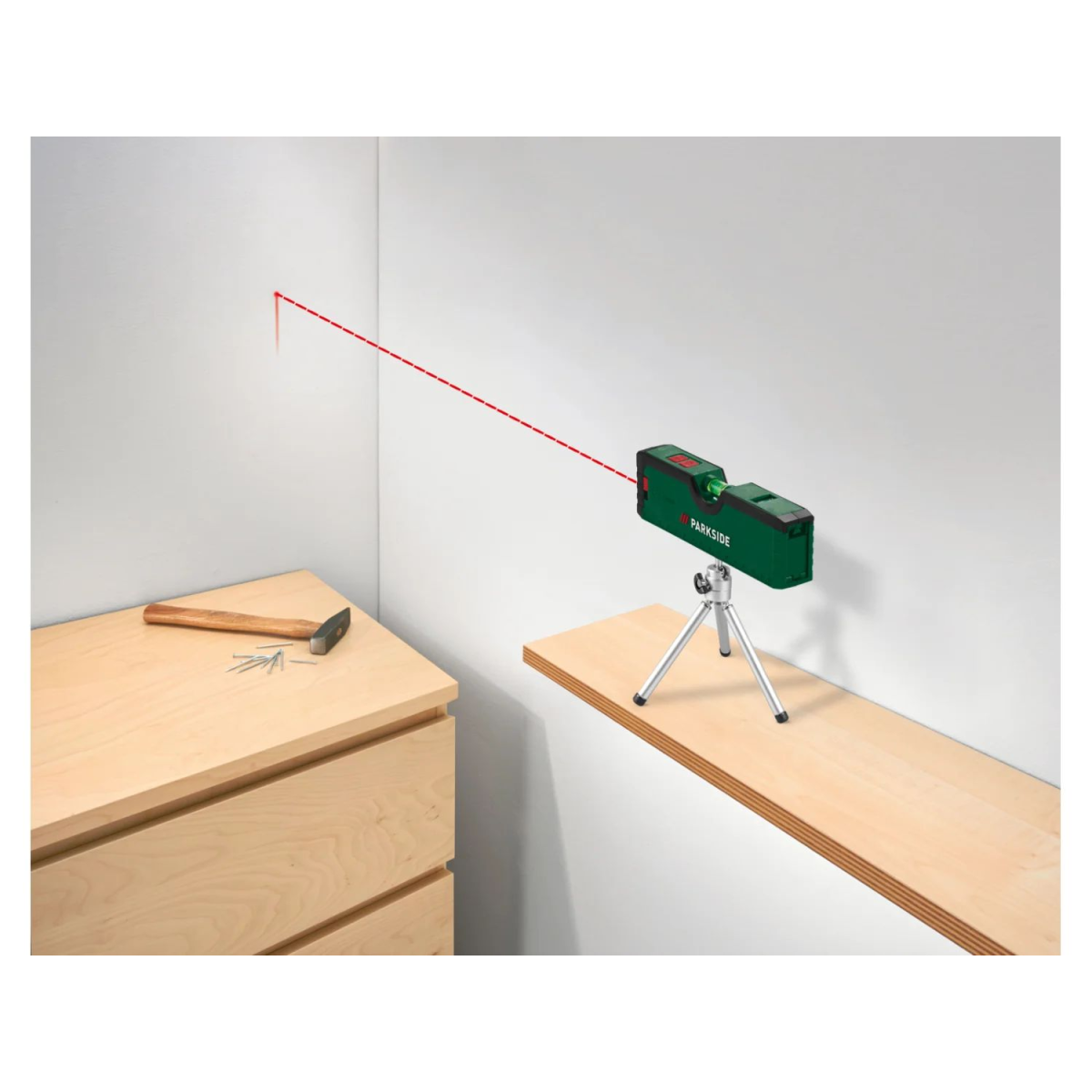 PARKSIDE® Laserwasserwaage »PLW A6«, mit Kreuzlinien- und Linienlaser
