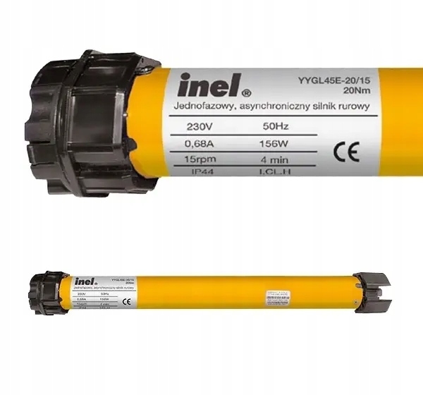 Motorisation avec fonction de détection d'obstacles Inel YYGL45E-20/15 pour volets roulants extérieurs, volets roulants, volets roulants Motorisation avec fonction de détection d'obstacles Inel YYGL45E-20/15 pour volets roulants extérieurs, volets roulants, volets roulants