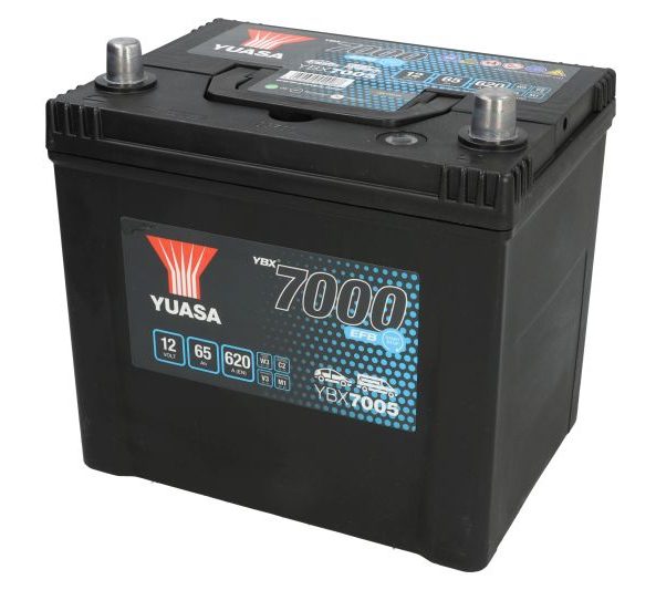 YUASA YBX7005 EFB 65Ah 620A – Part No. HT-47251