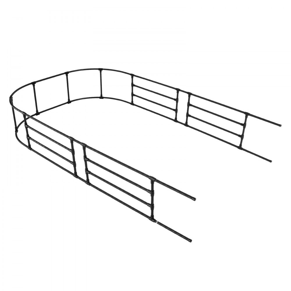 Gartenbogen, 2400 x 1500 x 400 mm, Rosenbogen, Rankhilfe, Kletterhilfe, Metallbogen, stabiles Rosenspalier für den Außenbereich mit Pfählen, ideal für die Dekoration von Garten, Rasen, Hochzeit, Party