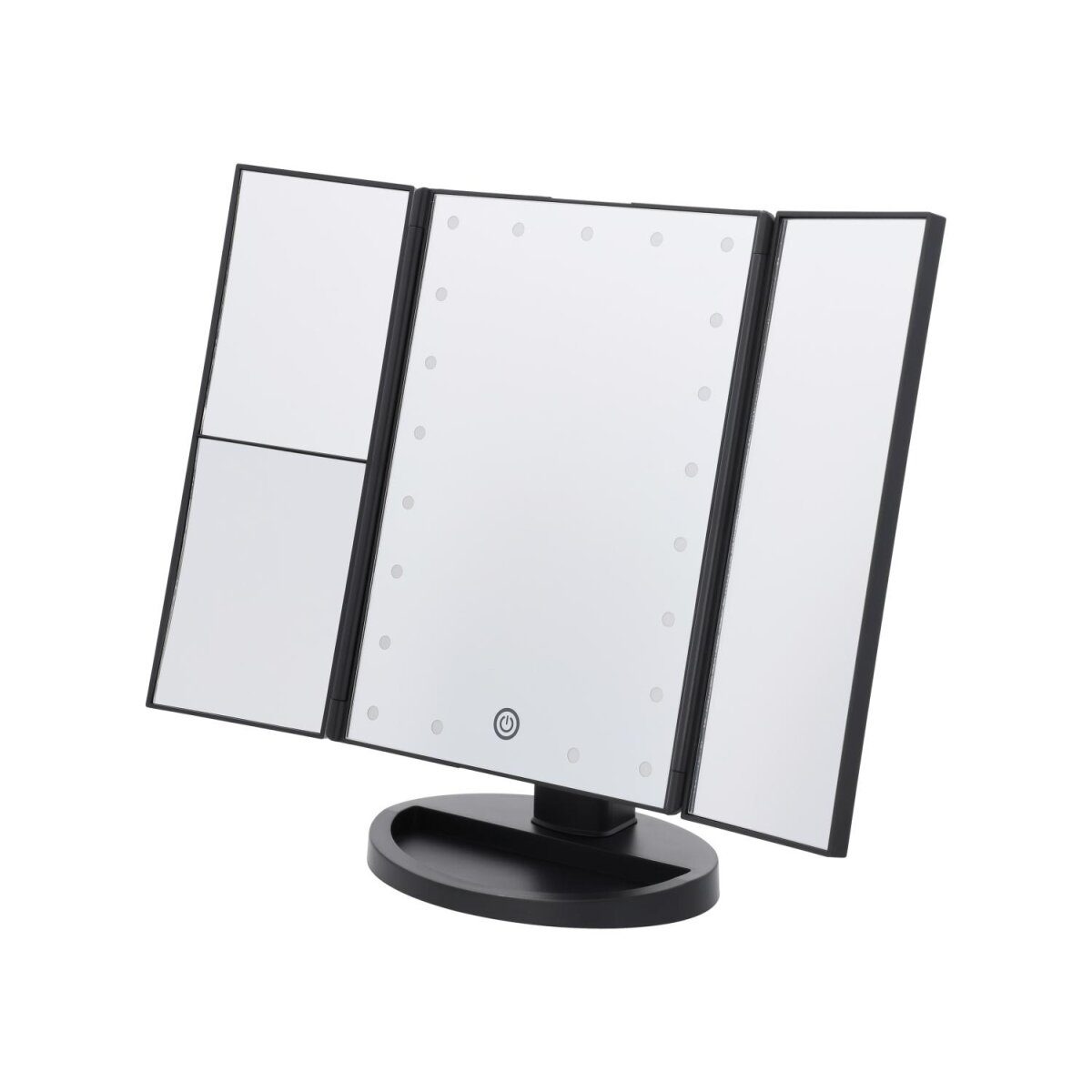 CIEN BEAUTY miroir cosmétique LED pliable »CKLK 6 A3« (noir)