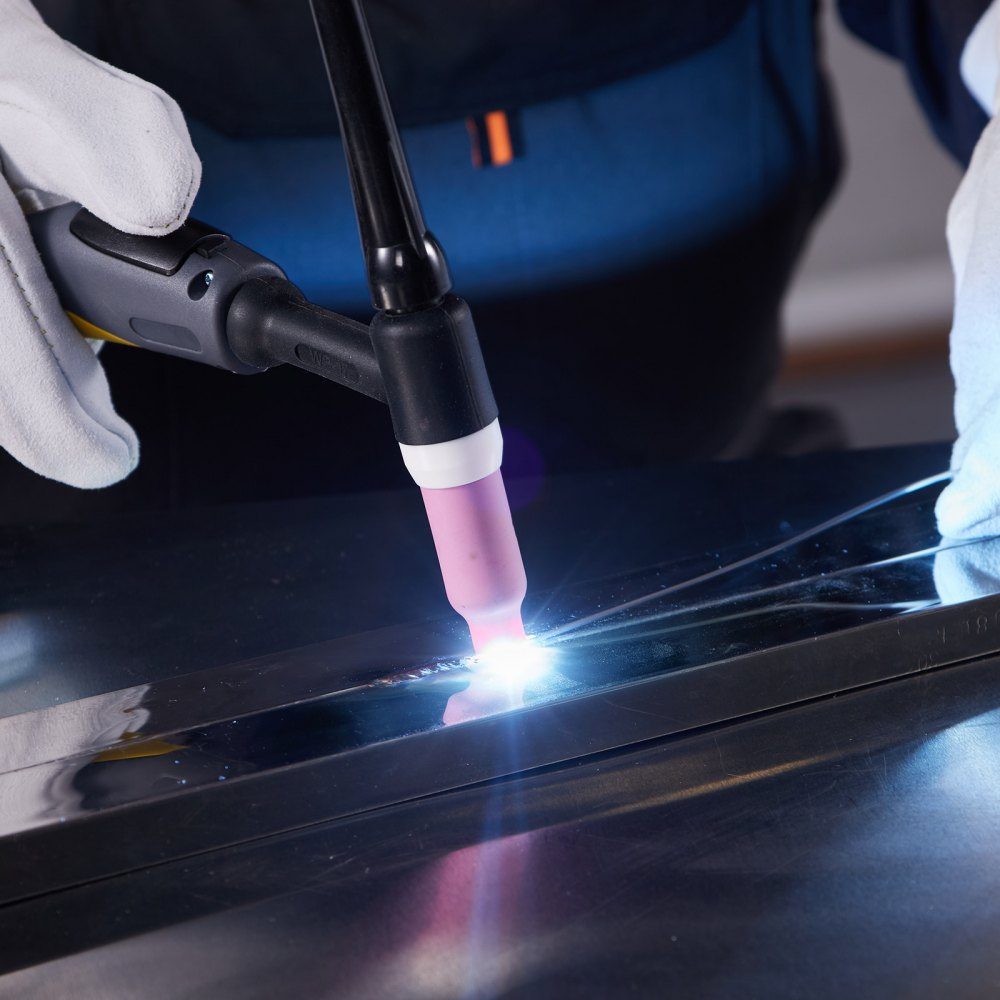 TIG Welder, 6 in 1 Aluminum Welder (Large LED Display) - AC TIG/DC TIG/AC Pulse TIG/DC Pulse TIG/Spot TIG/MMA (Stick) Electric Welder with IGBT Inverter