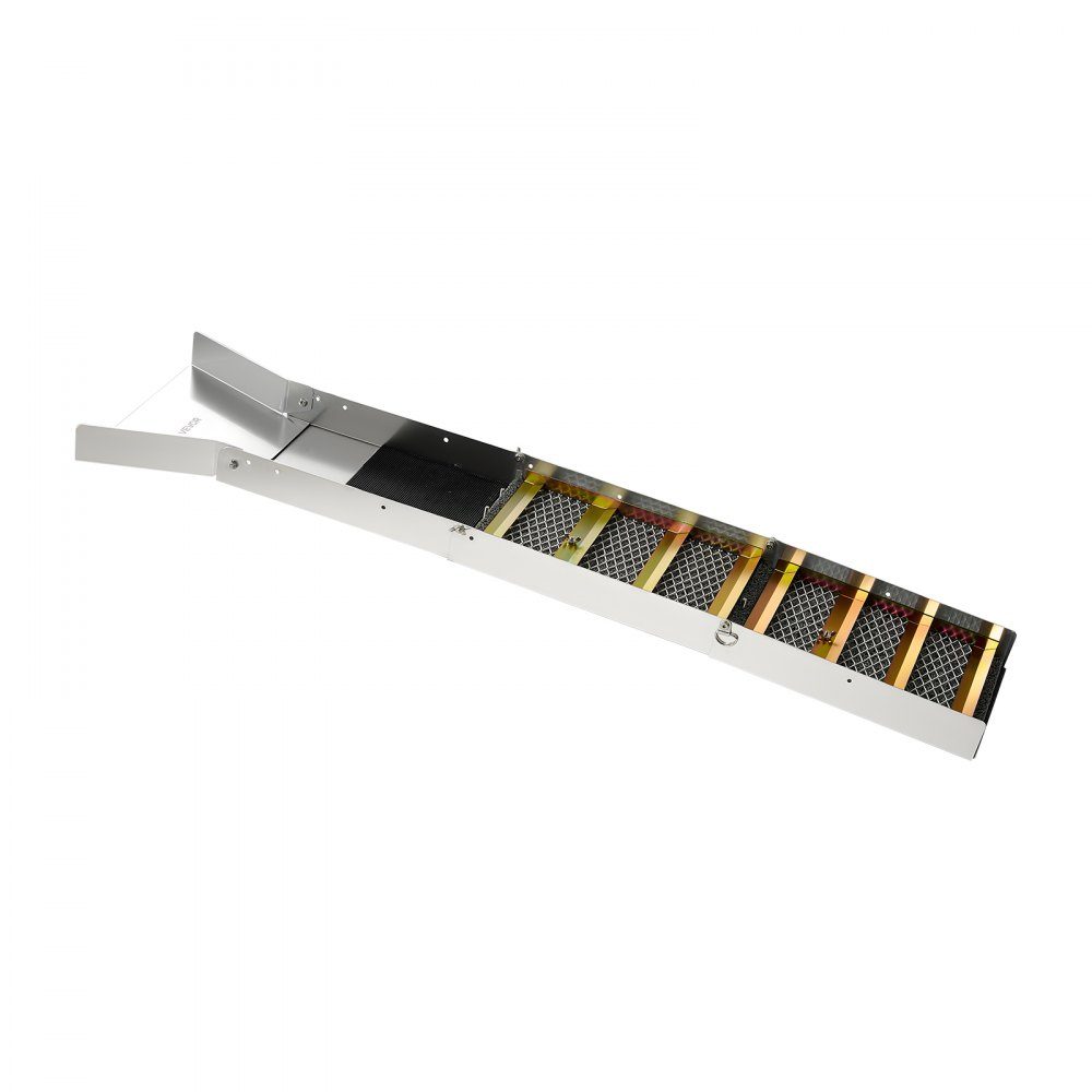 Highbanker Gold Panning Set 50" 3 in 1 Foldable Aluminum Alloy Gold Panning Trough 26 Pieces Portable Sharpening Set with Gold Pans Classifying Screen Magnet Backpack Accessories