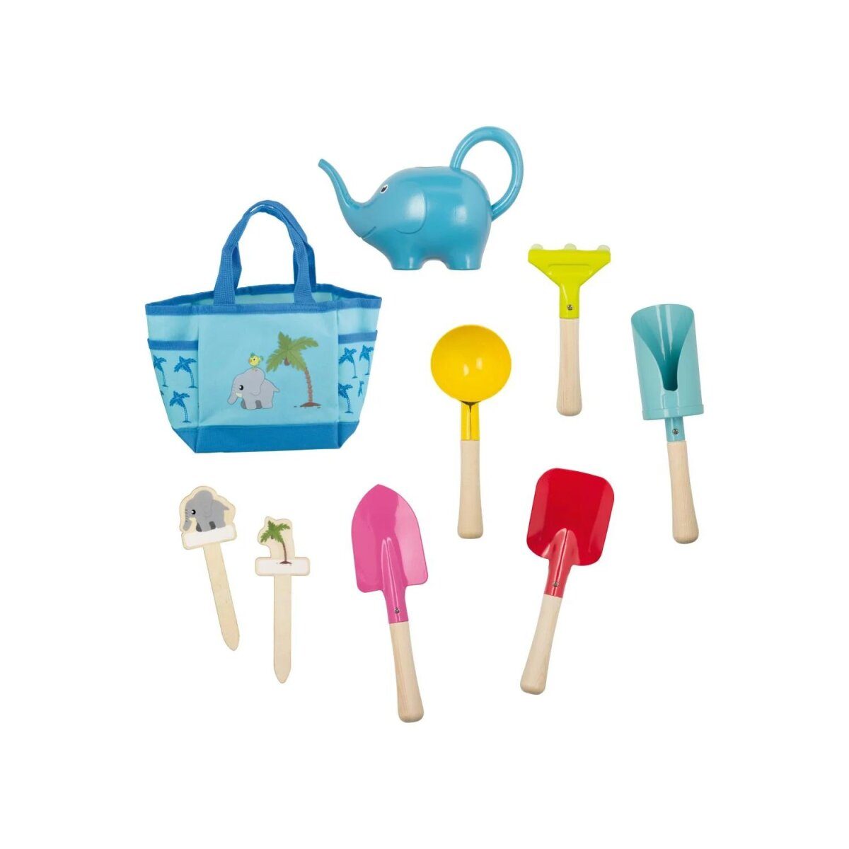 LUPILU® kindertuinmantas, 9 stuks (blauw)