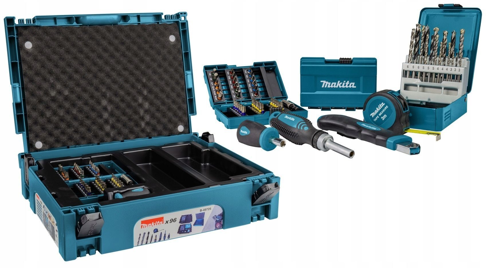 96-delige Makita Premium bit- en ambachtsset
