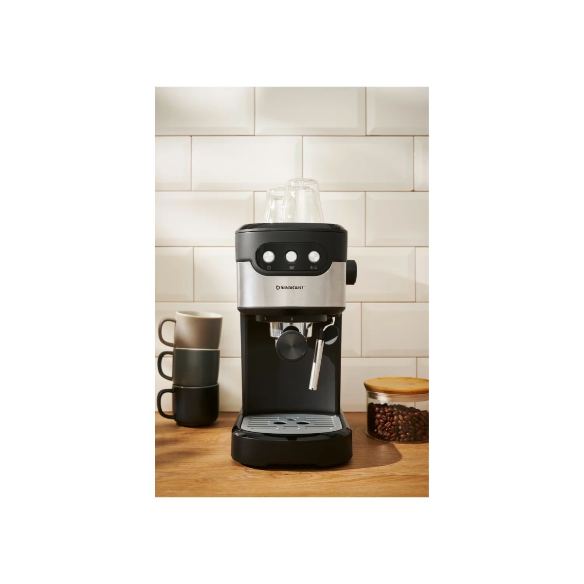 Ekspres SILVERCREST® z systemem kolby »SEMB 1100 B1«