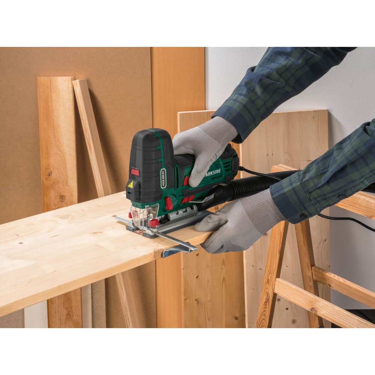 PARKSIDE® pendulum stroke jigsaw »PSTK 800 D3«, 800 W, adjustable pendulum stroke