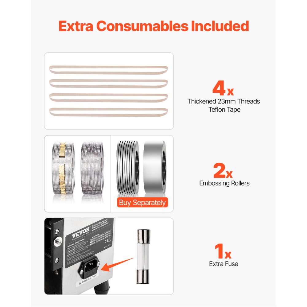Continuous bag band sealing machine, 0.24-0.47 inch/6-12mm sealing width, vertical band sealing machine with digital temperature control, carbon steel bag sealer for 0.02-0.8mm thick plastic bag films Continuous bag band sealing machine, 0.24-0.47 inch/6-12mm sealing width, vertical band sealing machine with digital temperature control, carbon steel bag sealer for 0.02-0.8mm thick plastic bag films