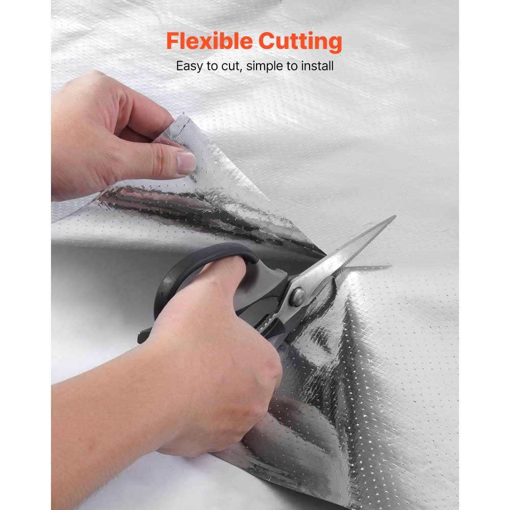 Insulation Film 0.15mm Insulation Film Reflective Film 28x4ft Double Reflective Aluminum Foil Thermal Insulation Thermal Foil Thermal Insulation Roll for Windows RV Roofs