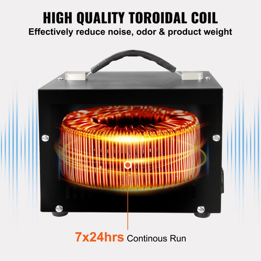 5000 W Spannungswandler-Transformator AC 110 V⇋220 V Transformator-Konverter 3x US NEMA 5-15R 3-polig / 3x europäische Shucko-Ausgangsbuchsen, 1x 5V USB-Anschluss und 1x Typ-C-Buchse