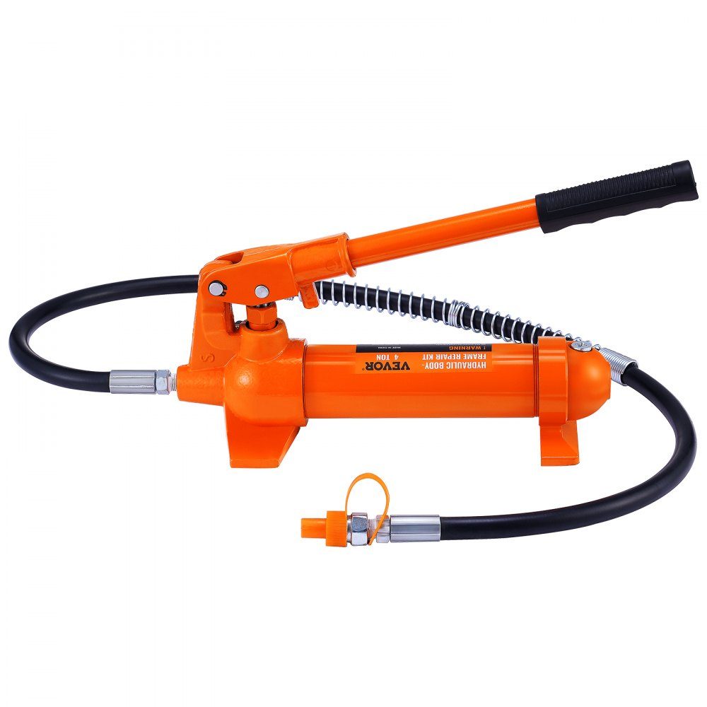 Hydraulische krik Luchtpomp 4T Luchthydraulische krik 125 mm lift Rood Inclusief 80/130/210/415 mm verlengstang Elektrostatisch poederspuiten Autoreparatie