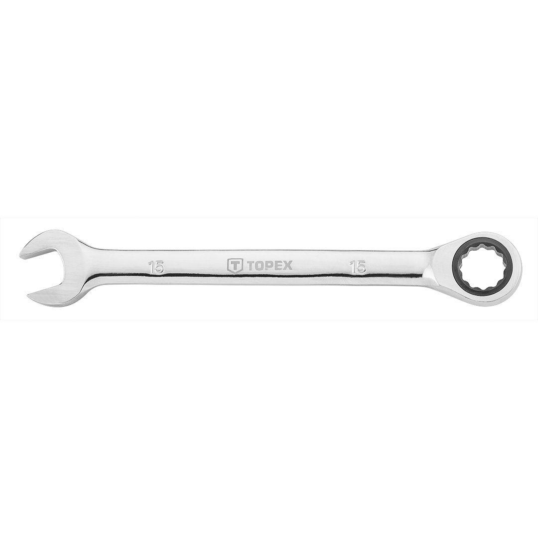 Combination wrench with ratchet