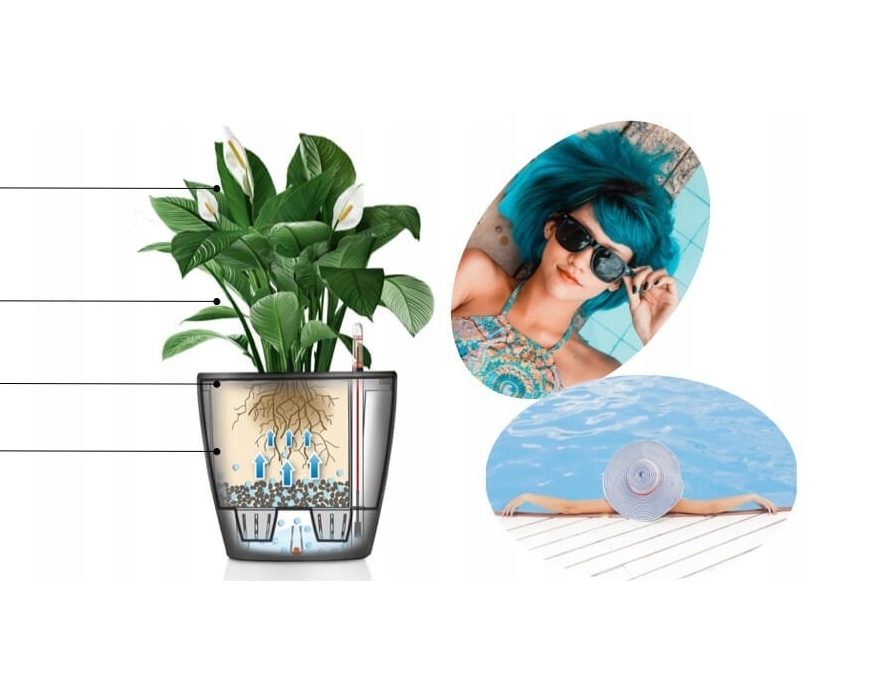 *OFFRE*Pot de fleur en rotin bac à fleurs avec pieds pot de fleur 72l