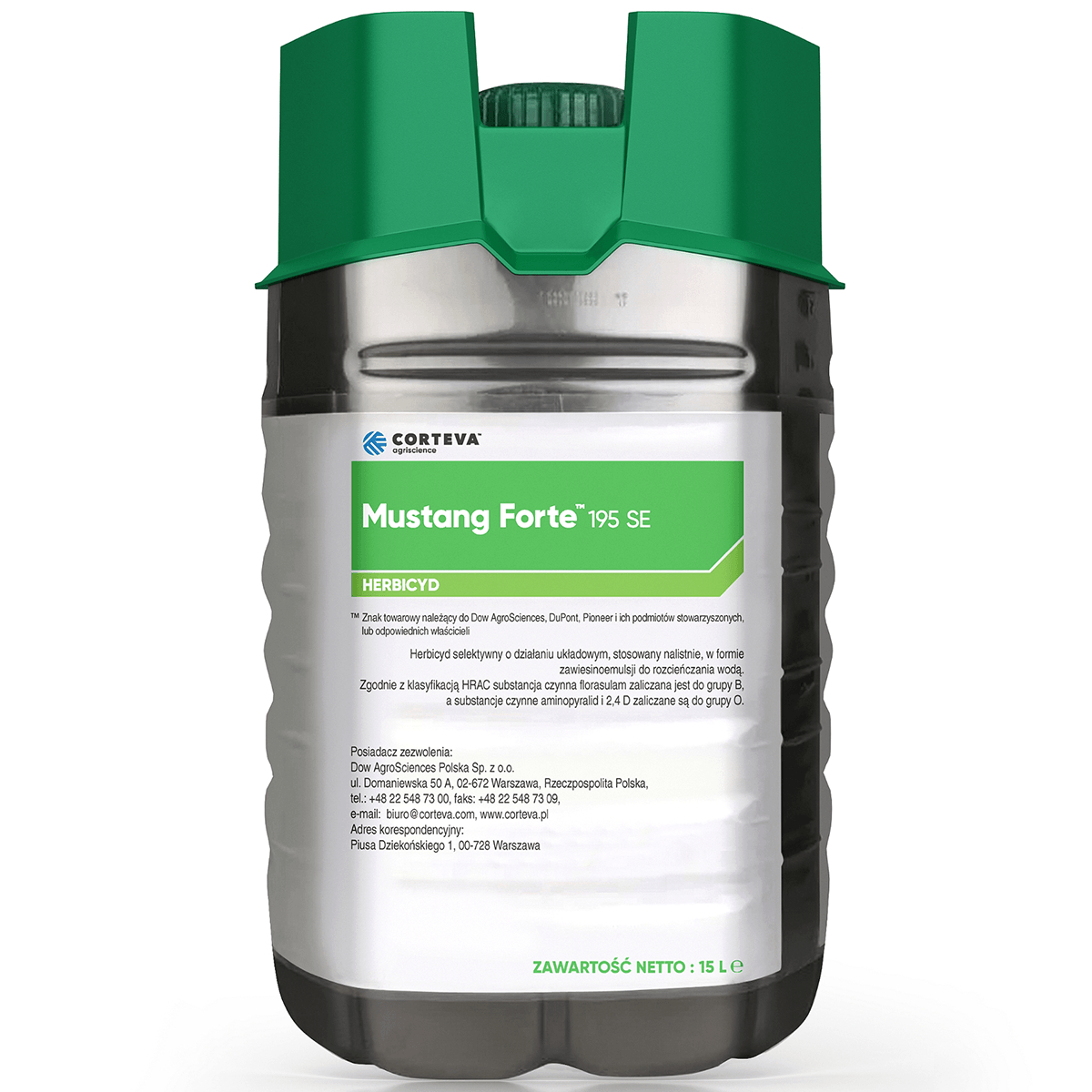 Mustang Forte 195 SE (Florasulam, Aminopyralid, 2,4-D) Corteva – Herbizid