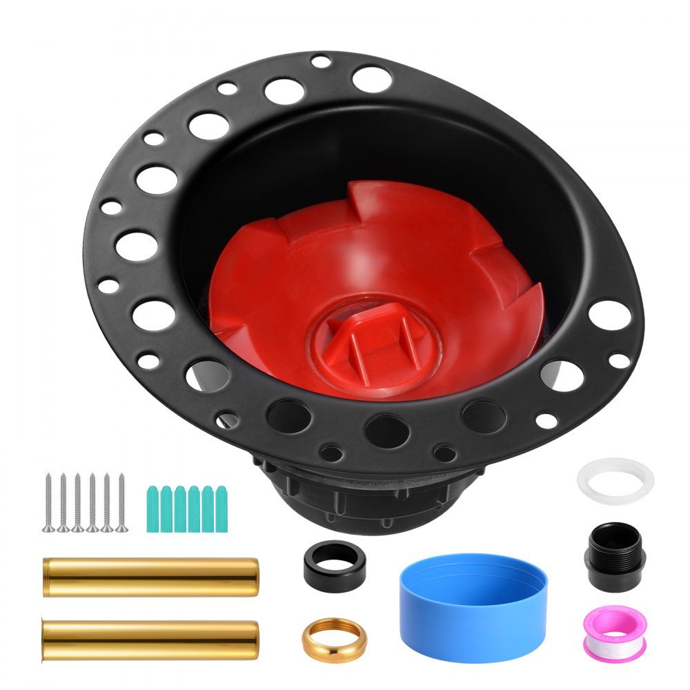 ABS Drain Set 178 x 158 x 102mm Bathtub Drain Tray Set with ABS Drain Adapter Compatible with Freestanding Bathtubs, Floor Mounted Bathtubs and Island Bathtubs