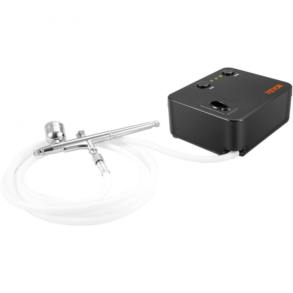 Kit aérographe double action avec pistolet à peinture, compresseur d'air 30 psi ± 15 % 230 V pour maquillage, manucure, tatouage, conception de peinture, artisanat, décoration alimentaire