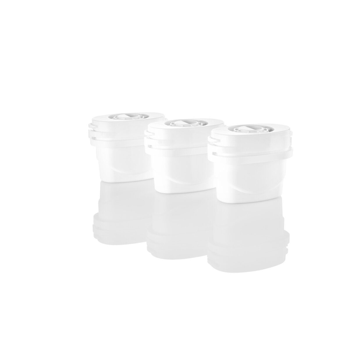 LIVARNO HOME Wasserfilter-Kartuschen, 3 Stück inkl. Adapter für Brita-Wasserkaraffen