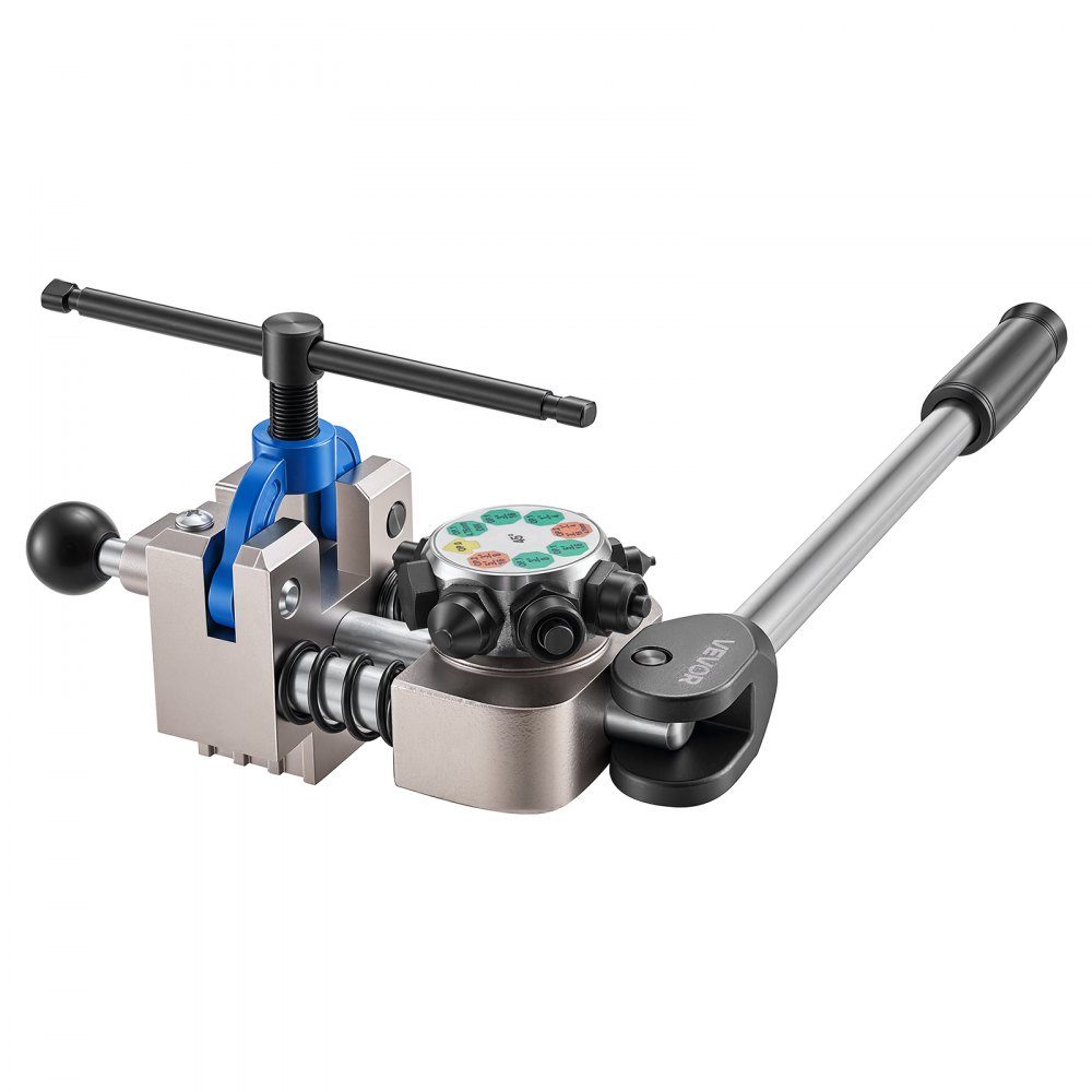 9-delige remleiding affakkelgereedschapset, 45° affakkelgereedschap voor bel- en dubbel affakkelen, pijpexpander met 4 sets matrijzen voor 4,76-9,52 mm OD, remleidingreparatieset voor voertuigen
