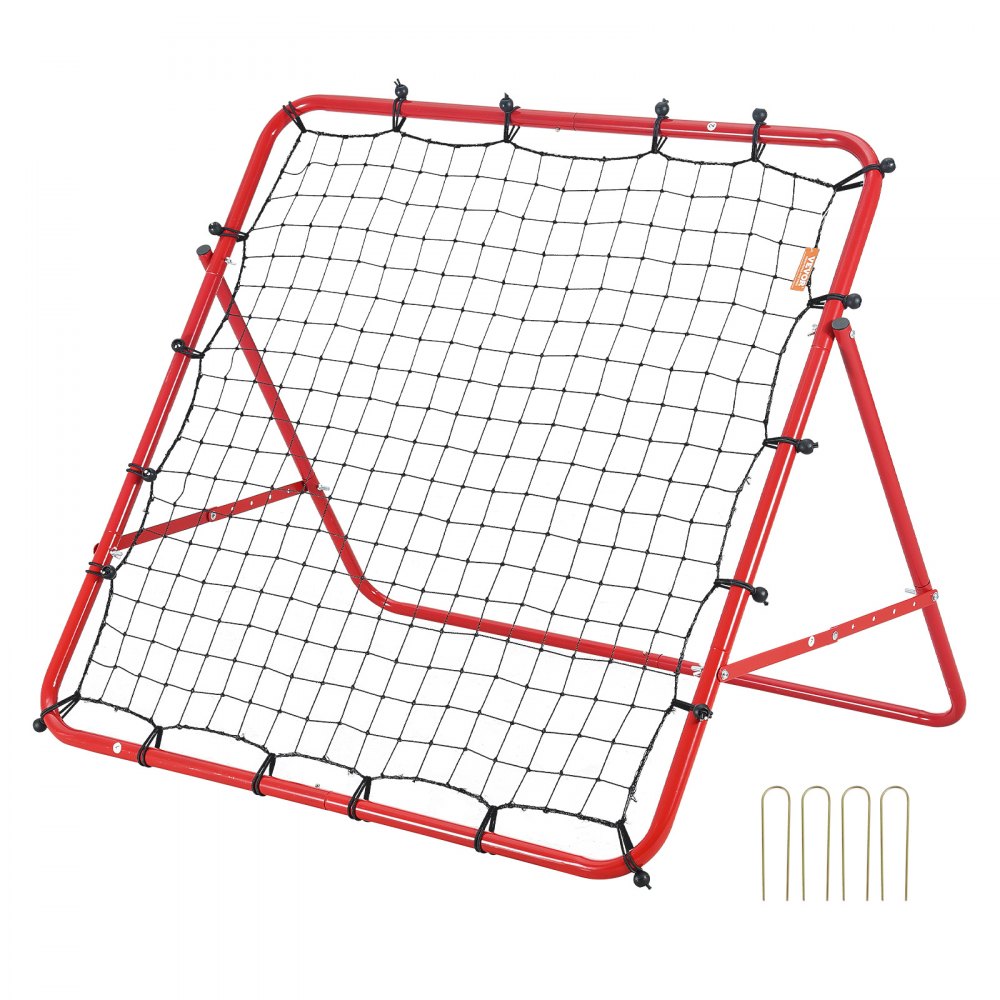 Filet de Rebond de Football Mur de Rebond Portable Football 48 x 48 mm, Tuyau de Fer de Football de Rebond et Filet PE Enfants et Adolescents But de Football Rebounder Kicker pour l'entraînement de Football Filet de Rebond de Football Mur de Rebond Portable Football 48 x 48 mm, Tuyau de Fer de Football de Rebond et Filet PE Enfants et Adolescents But de Football Rebounder Kicker pour l'entraînement de Football