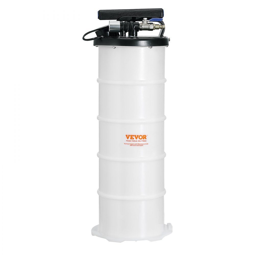 Oliezuigpomp 6,5L handmatig pneumatisch oliezuigapparaat 0,4-0,8 MPa olieverversingspomp autozuigpomp handpomp vloeistofzuigpomp geschikt voor het aanzuigen van motorolie, versnellingsbakolie, remvloeistof